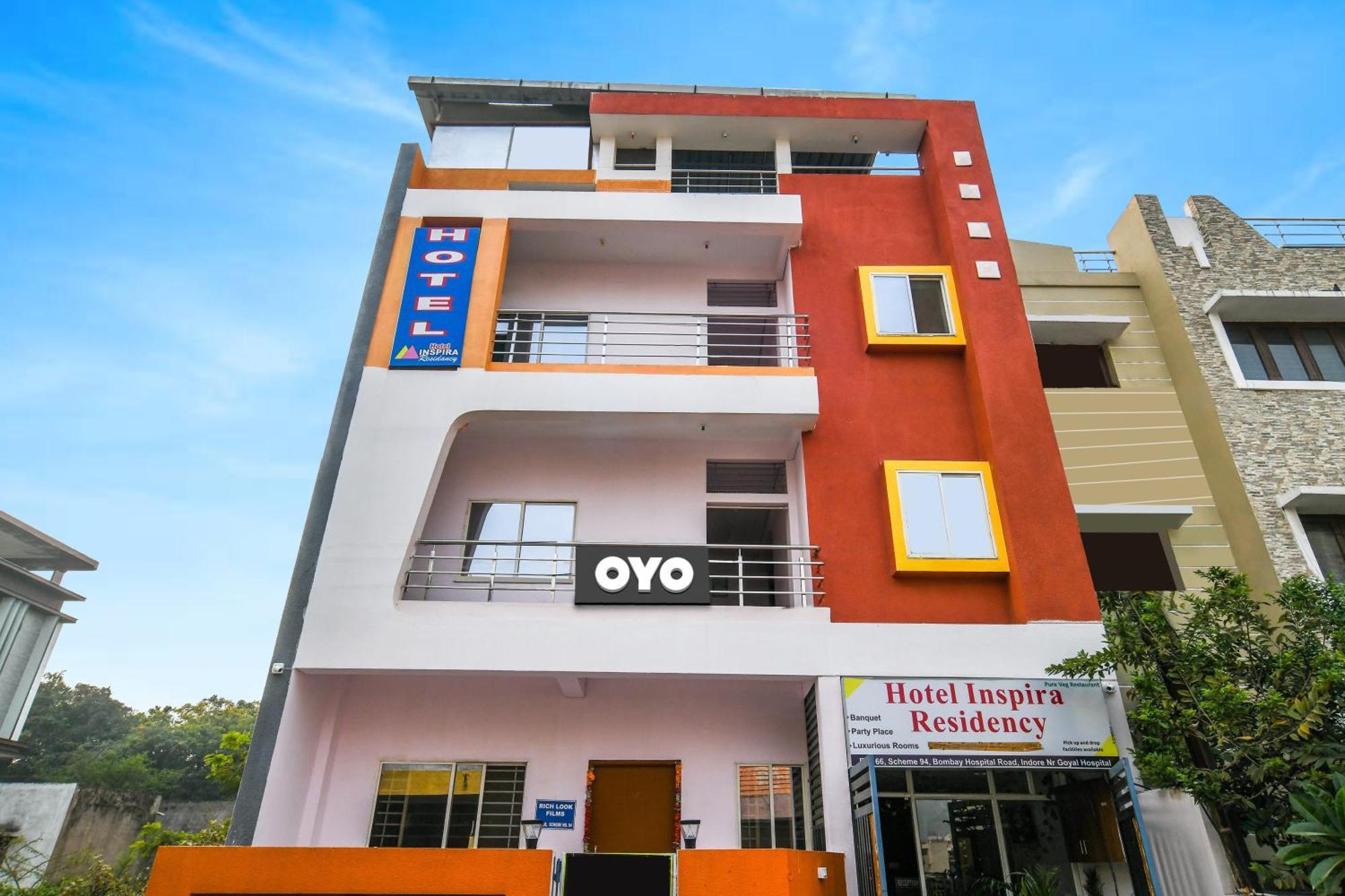 Oyo Hotel Inspira Residency Indore Bagian luar foto