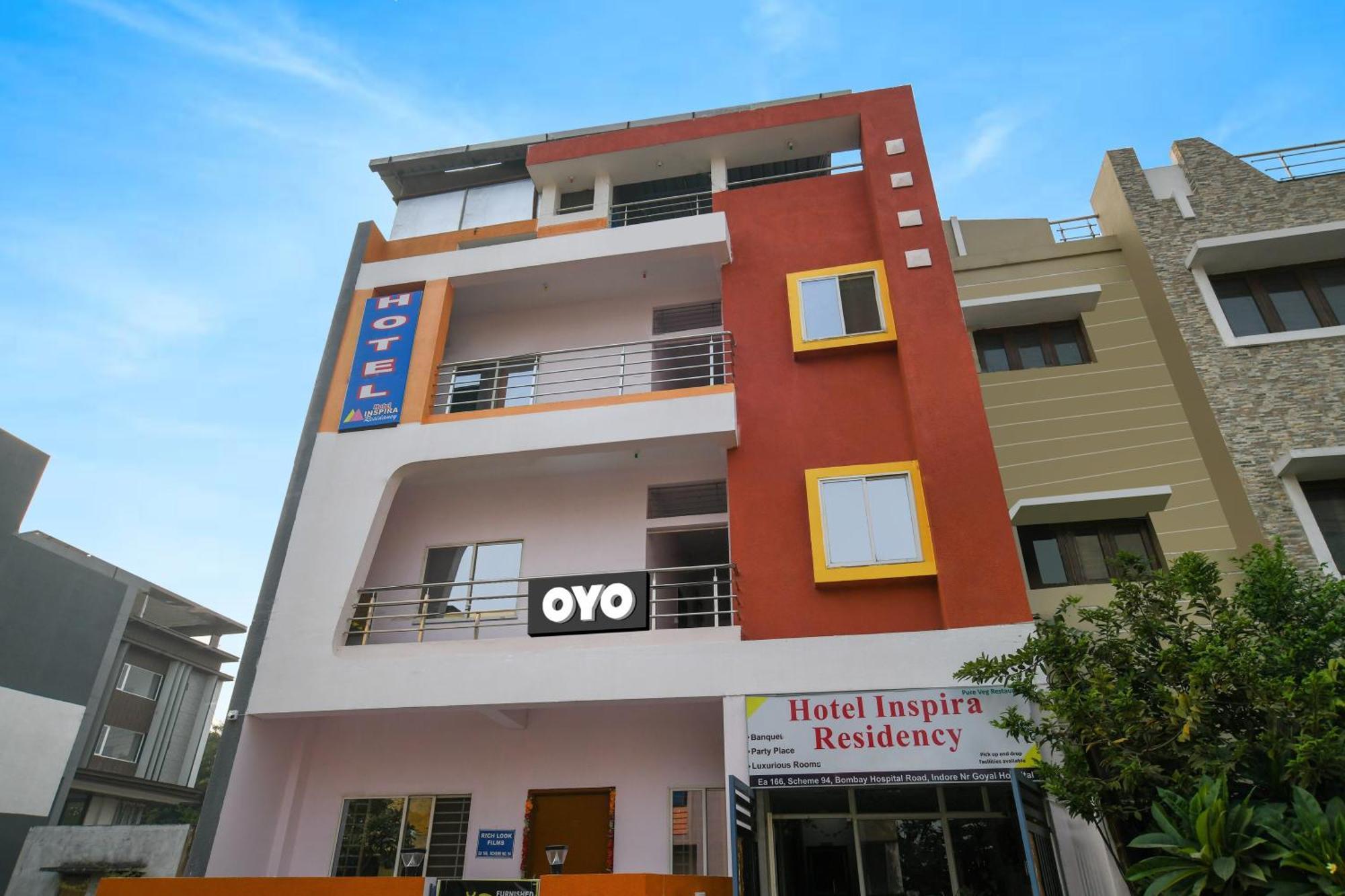 Oyo Hotel Inspira Residency Indore Bagian luar foto